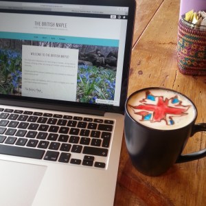 Drinking a British Maple!